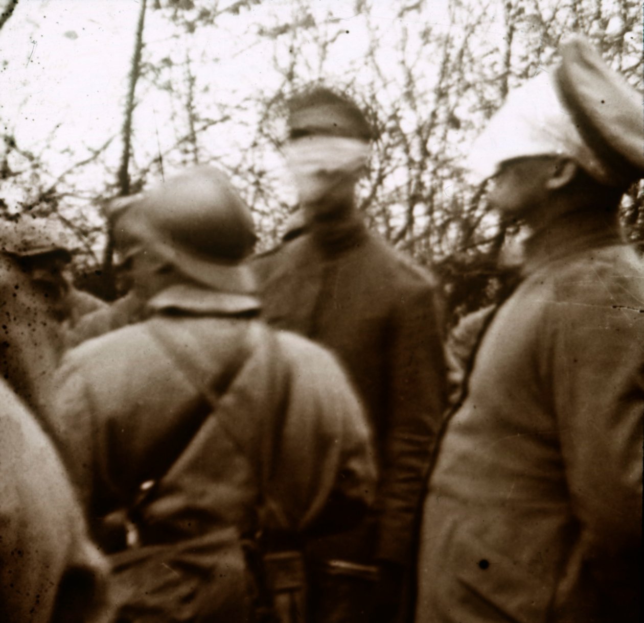 Blindfolded Soldiers by Unbekannt