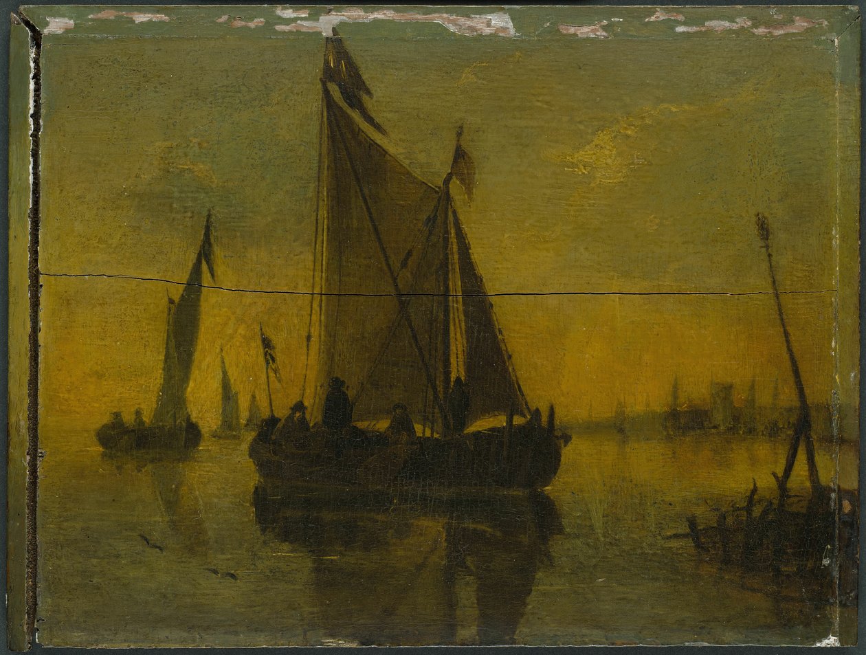 Boats in an Estuary by Unbekannt