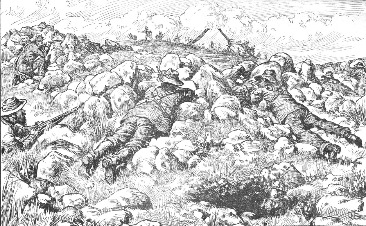 Boer Sharpshooters Near Ladysmith by Unbekannt