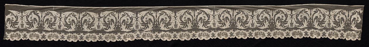 Border with Floral Motifs, 19th Century by Unbekannt