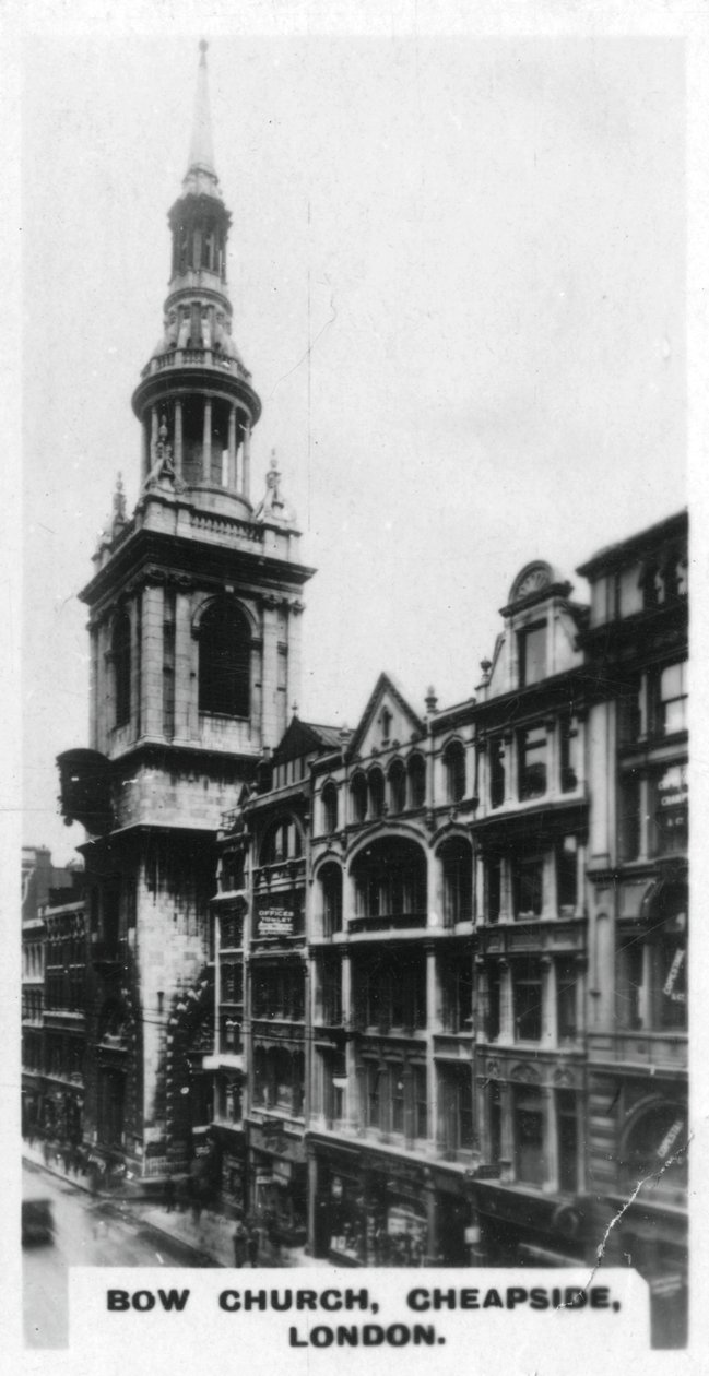 Bow Church, Cheapside, London, c1920s by Unbekannt