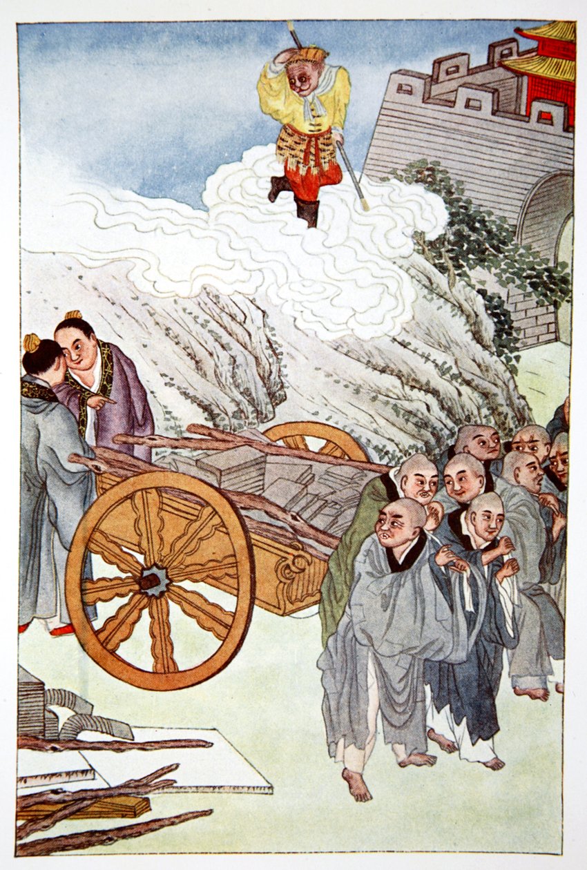 Buddhists as Slaves in Slow-Carts Country by Unbekannt