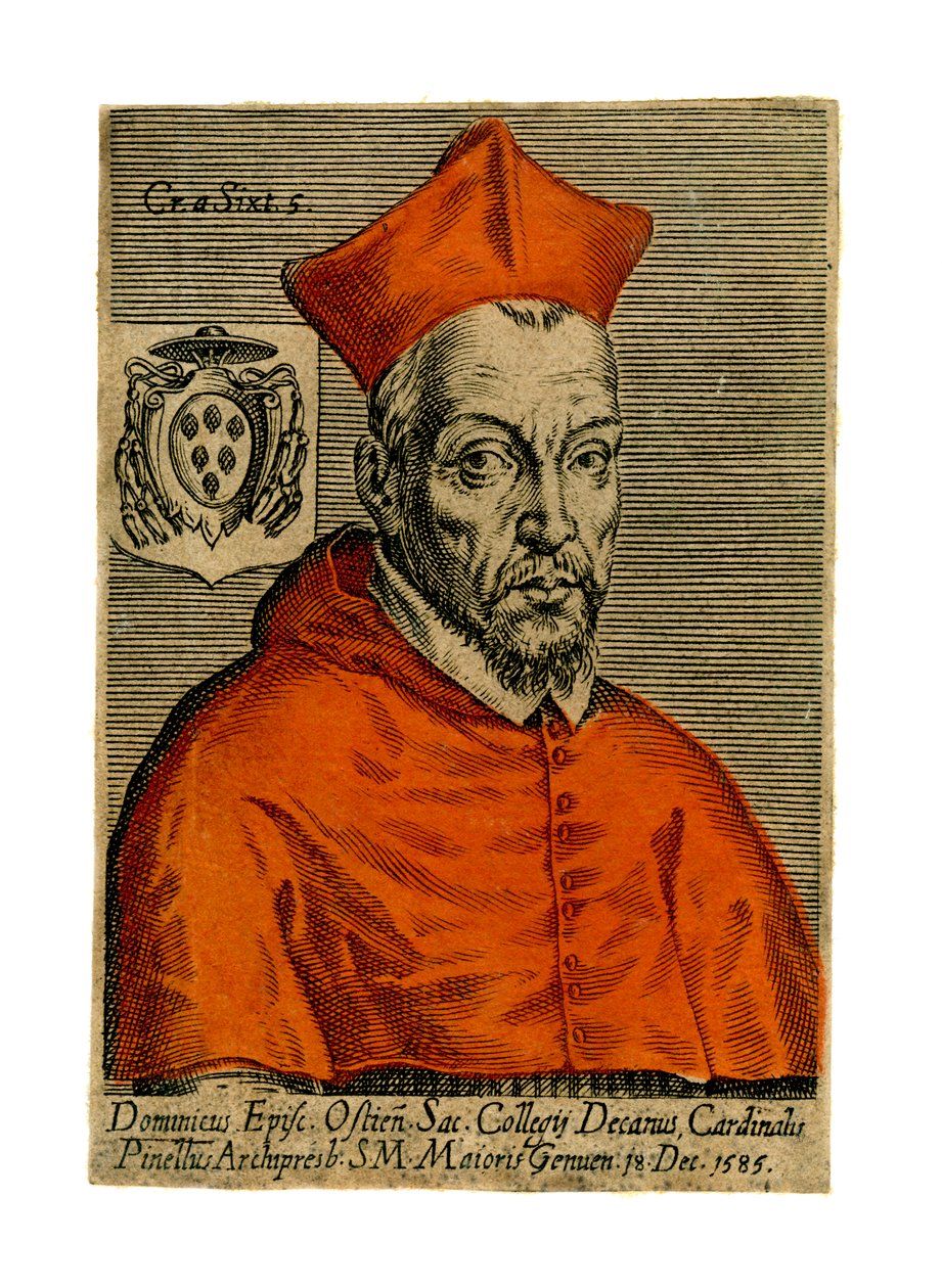 Cardinal Pinette, 1585 by Unbekannt