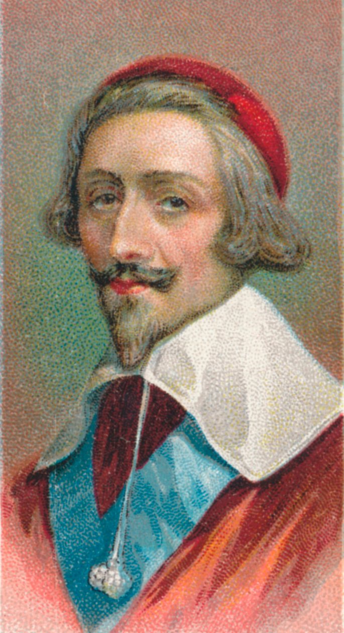 Cardinal Richelieu 1585-1642, French prelate and statesman by Unbekannt