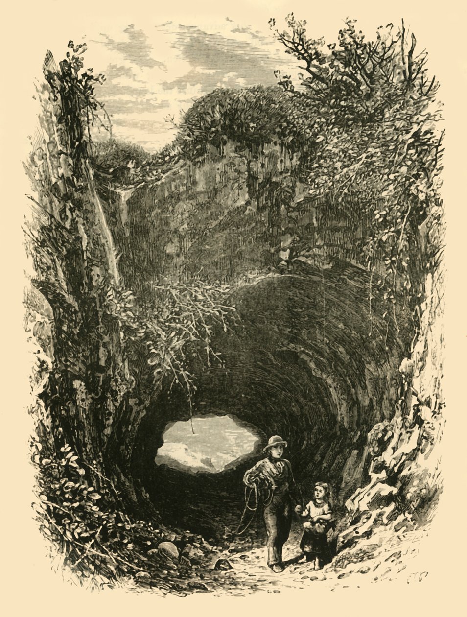 Cave at Pegwell Bay by Unbekannt