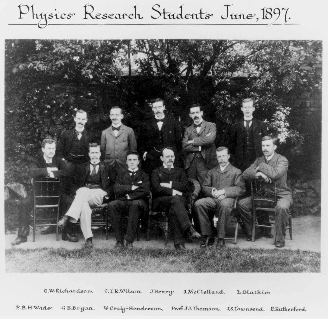 Cavendish Laboratory research students by Unbekannt