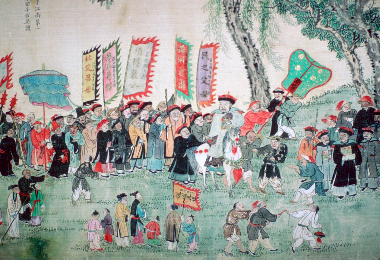 Chinese Painting from a Series about Chao Hsia by Unbekannt