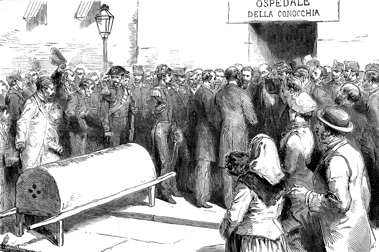 Cholera Epidemic in Naples by Unbekannt
