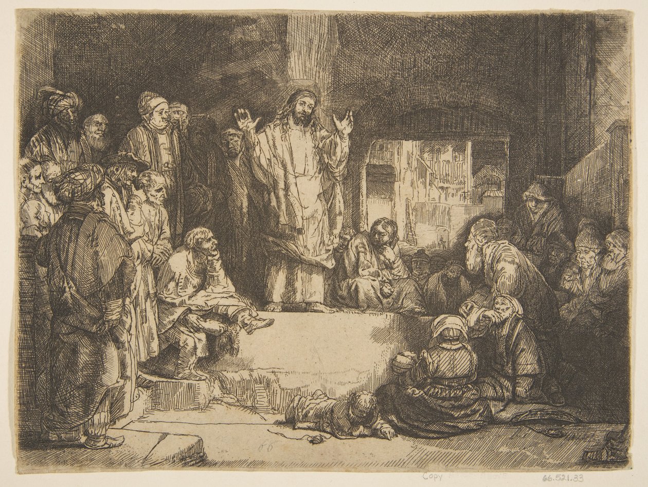 Christ Preaching (La Petite Tombe) by Unbekannt