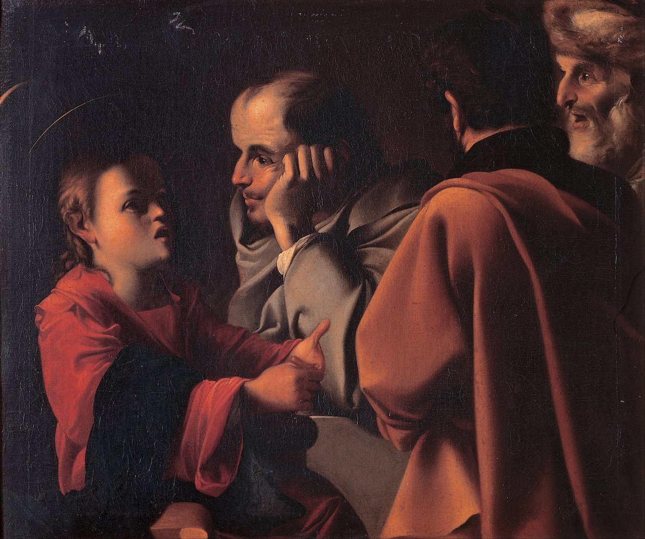 Christ among the Doctors by Unbekannt