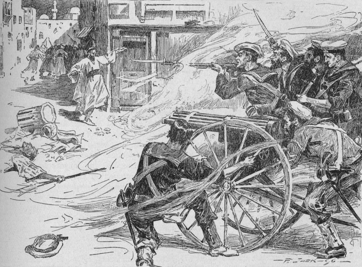 Clearing the Streets of Alexandria by Unbekannt