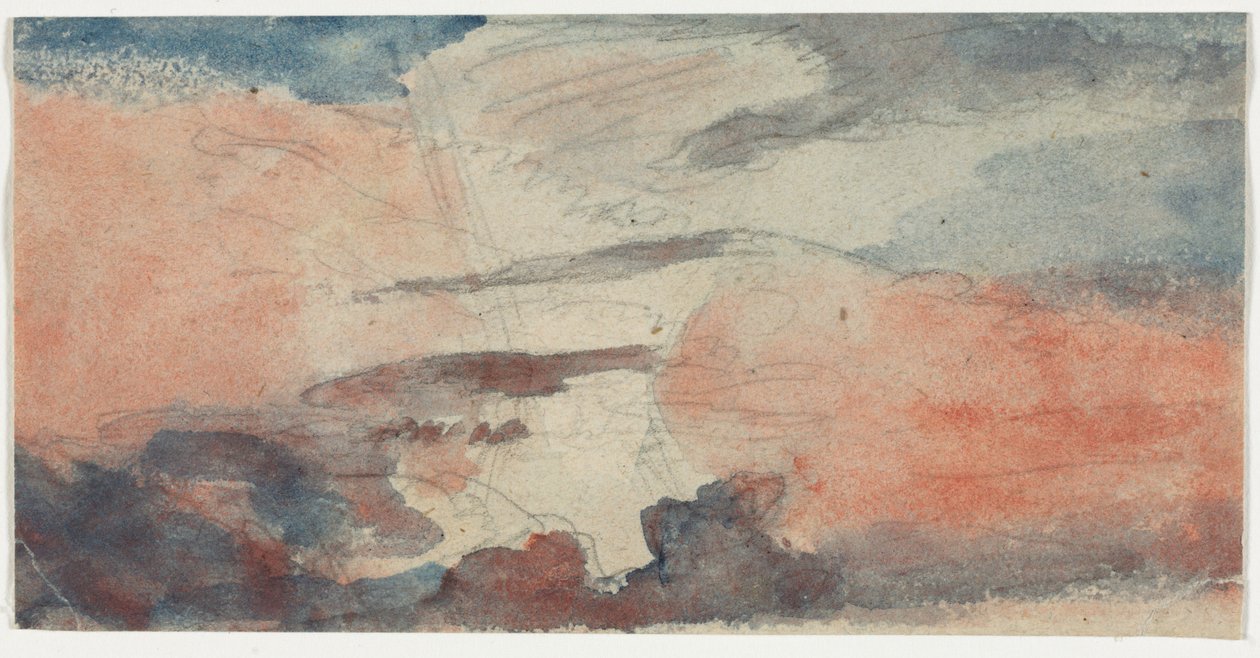 Cloud Study by Unbekannt