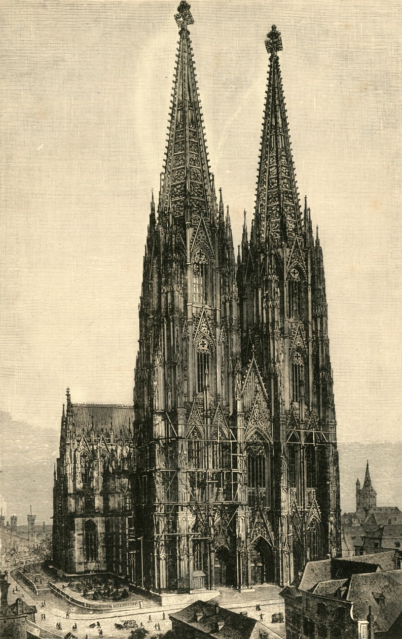 Cologne Cathedral, 1890 by Unbekannt