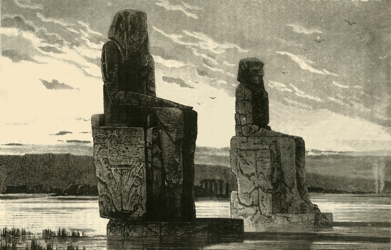 Colossal Statues at Thebes by Unbekannt