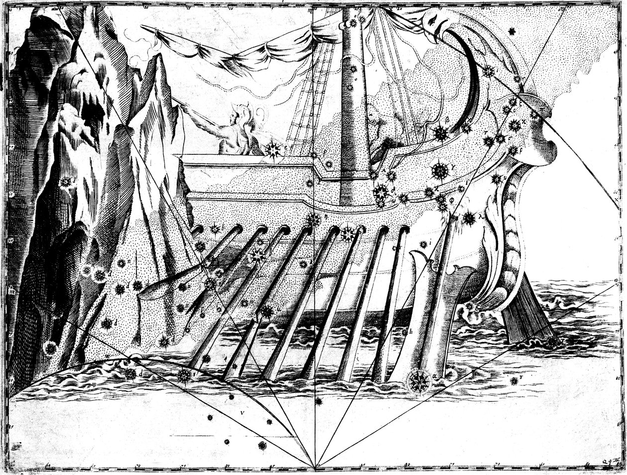 Constellation of Argo Navis by Unbekannt