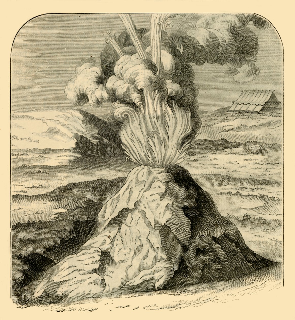 Cotopaxi in Eruption in 1743, 1881 by Unbekannt