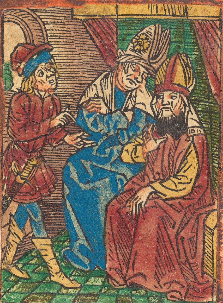 Council of High Priests, c. 1490 by Unbekannt