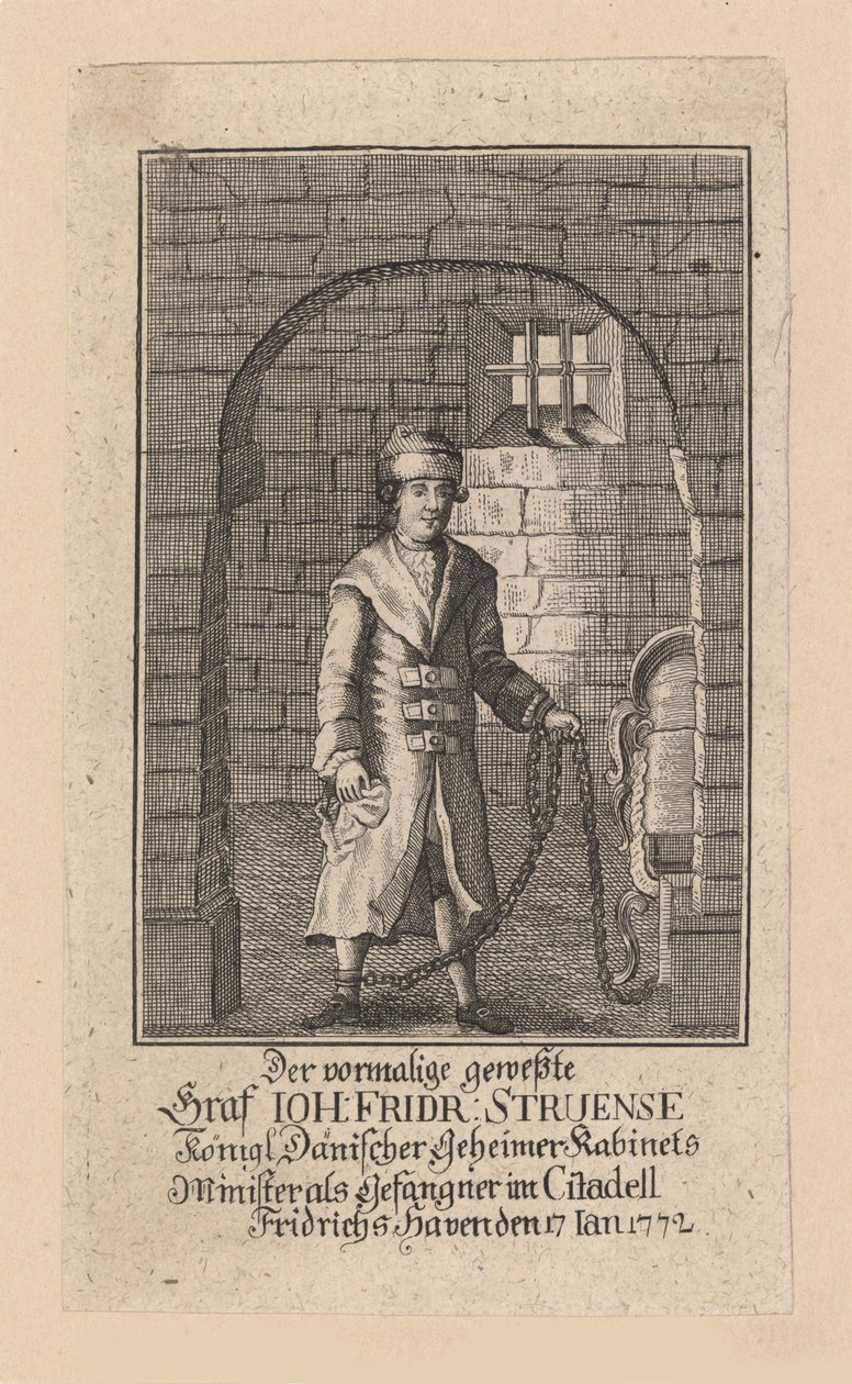 Count Johann Friedrich Struensee by Unbekannt
