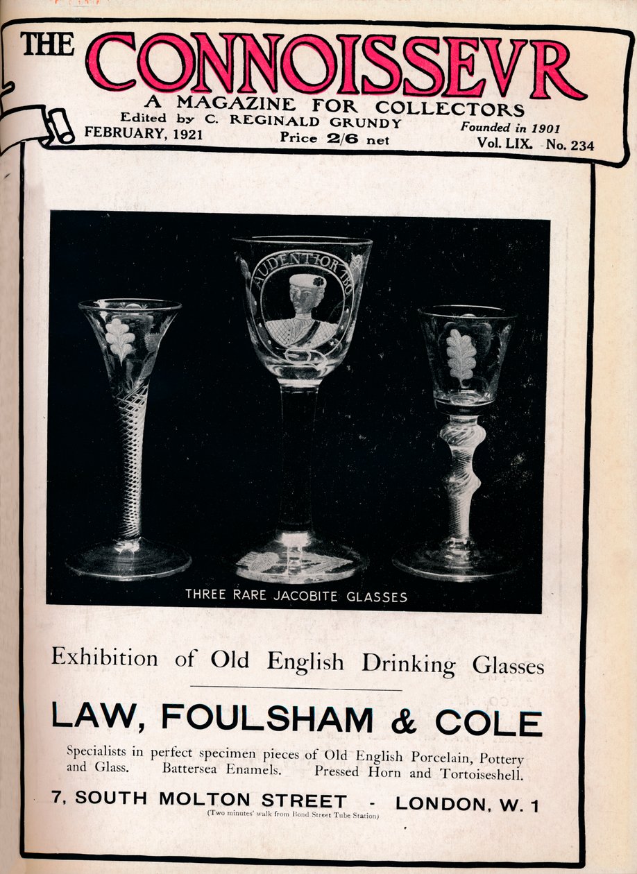 Cover of The Connoisseur, February 1921 by Unbekannt