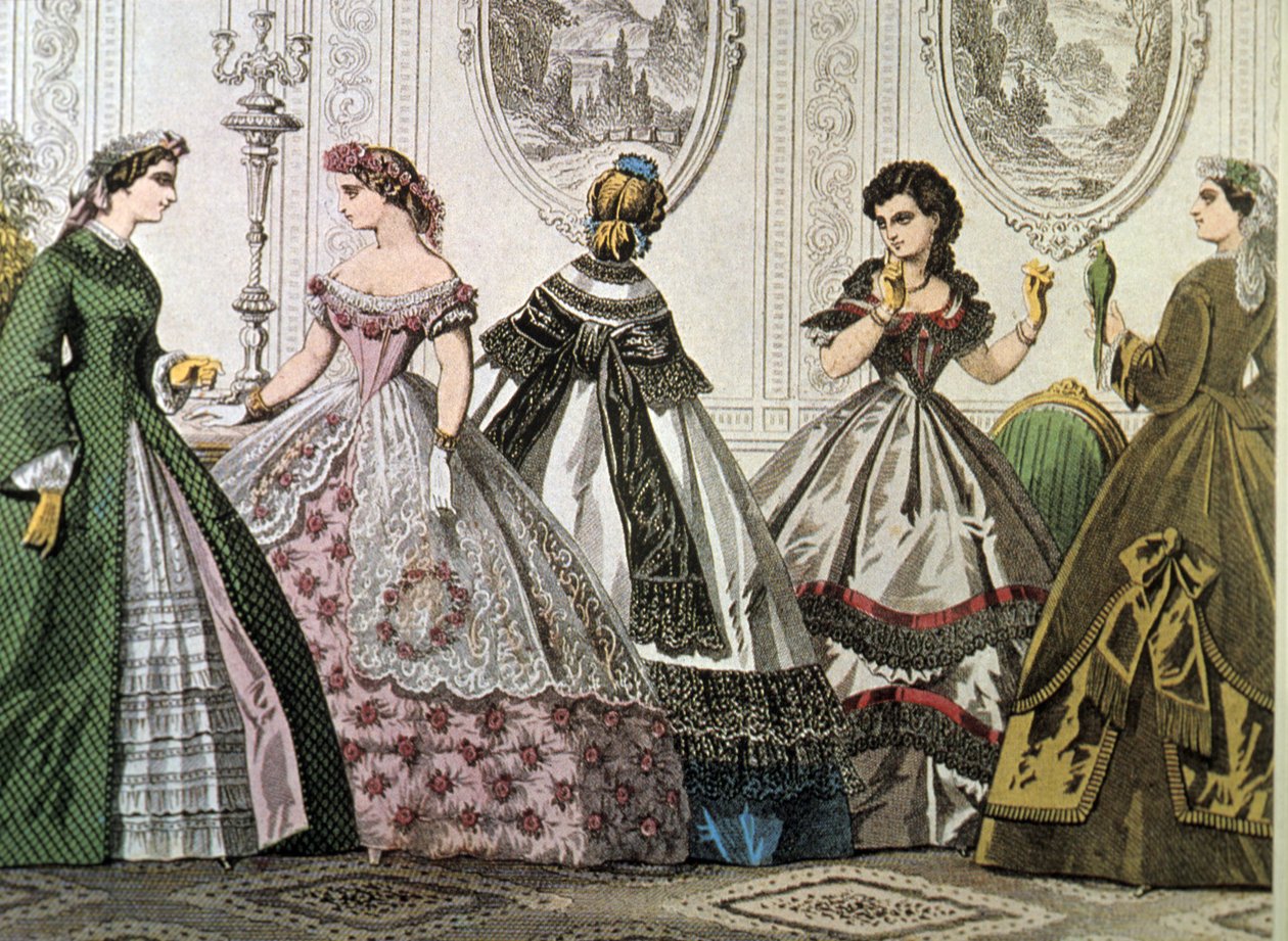 Crinolines from 1850 by Unbekannt