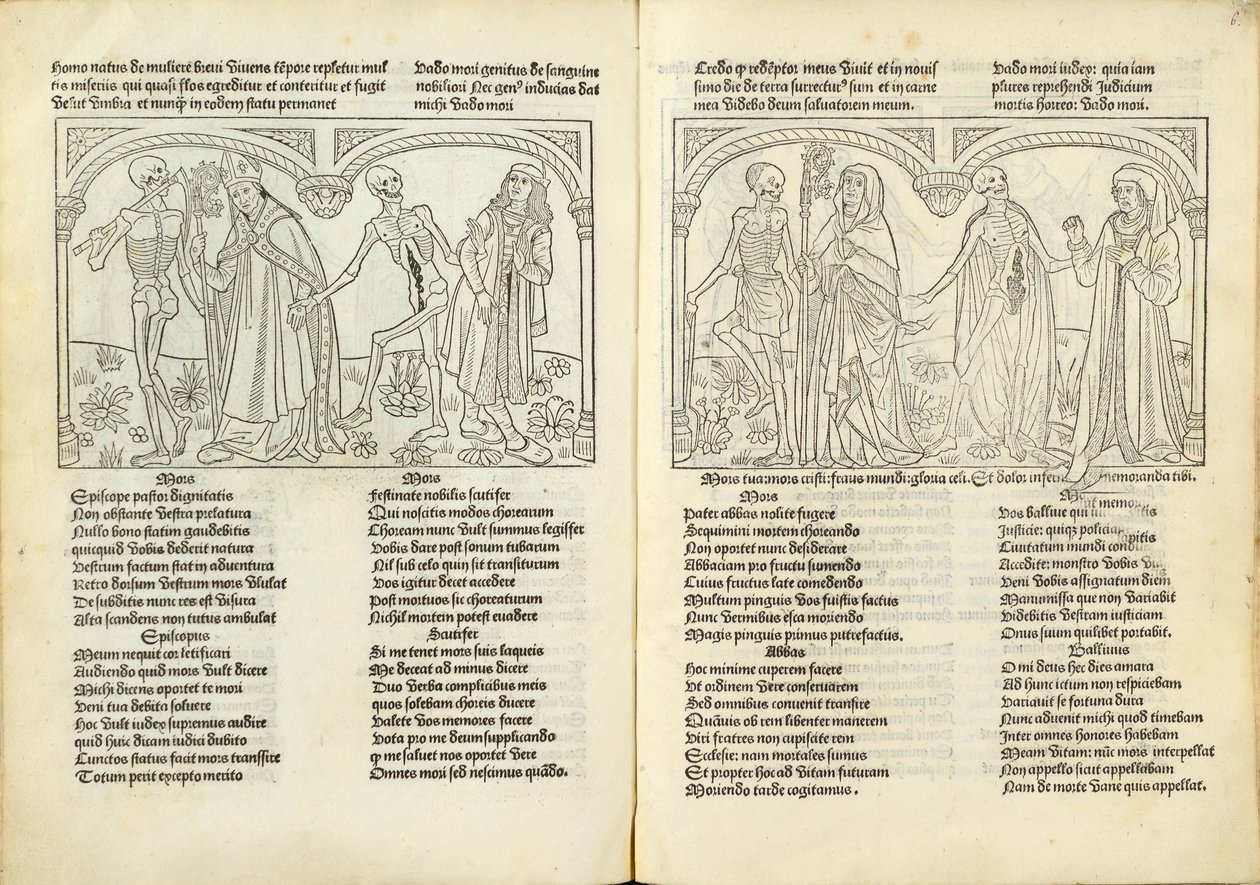 Danse Macabre, 1490 by Unbekannt