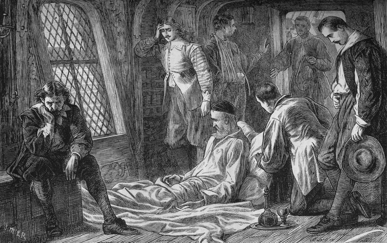 Death of Admiral Blake, 7 August 1657 by Unbekannt