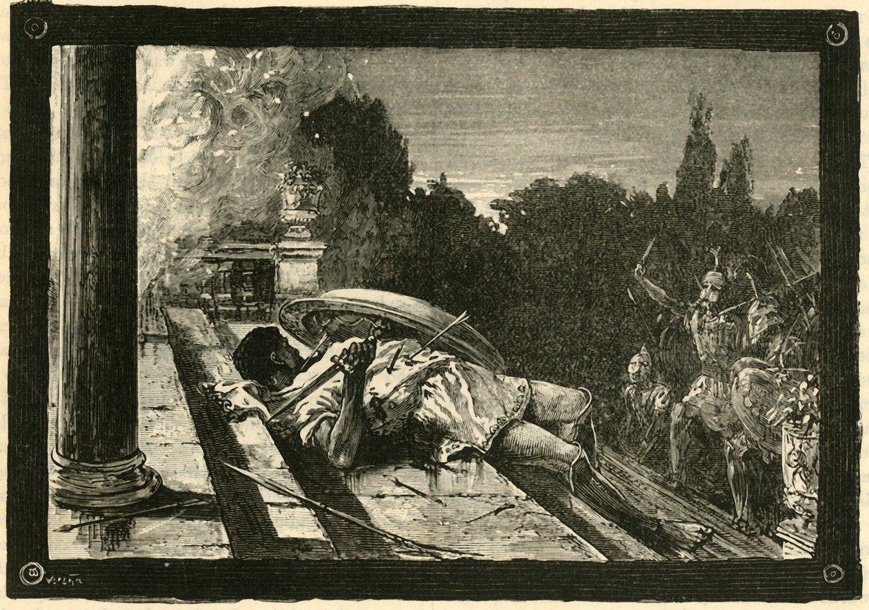 Death of Alcibiades by Unbekannt