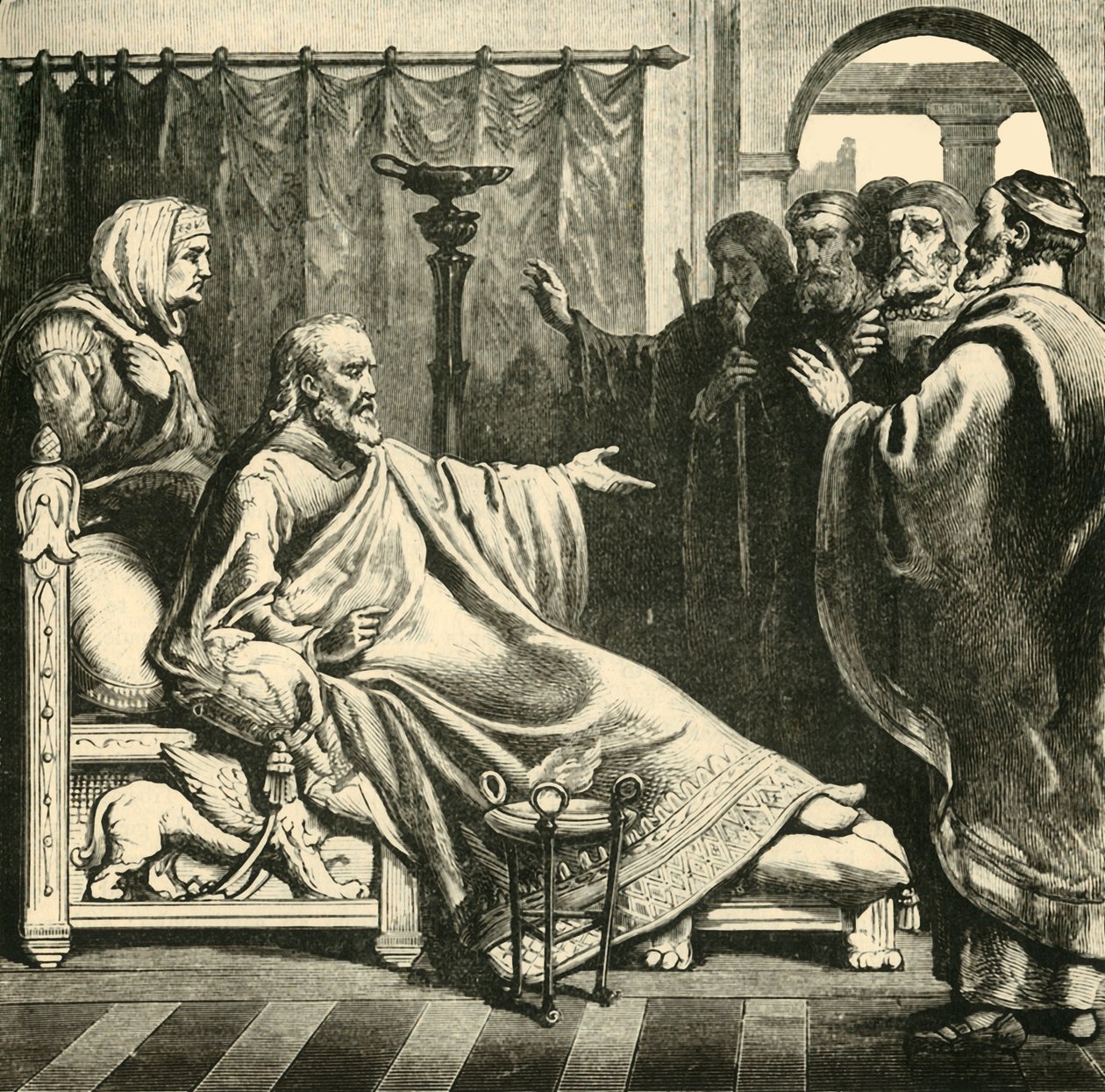 Death of Augustus, 1890 by Unbekannt