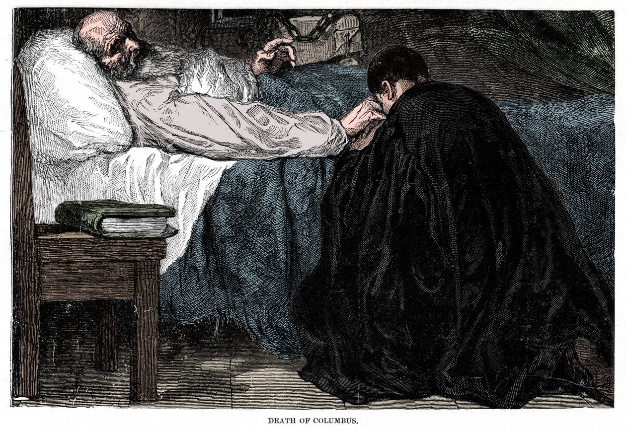 Death of Christopher Columbus by Unbekannt