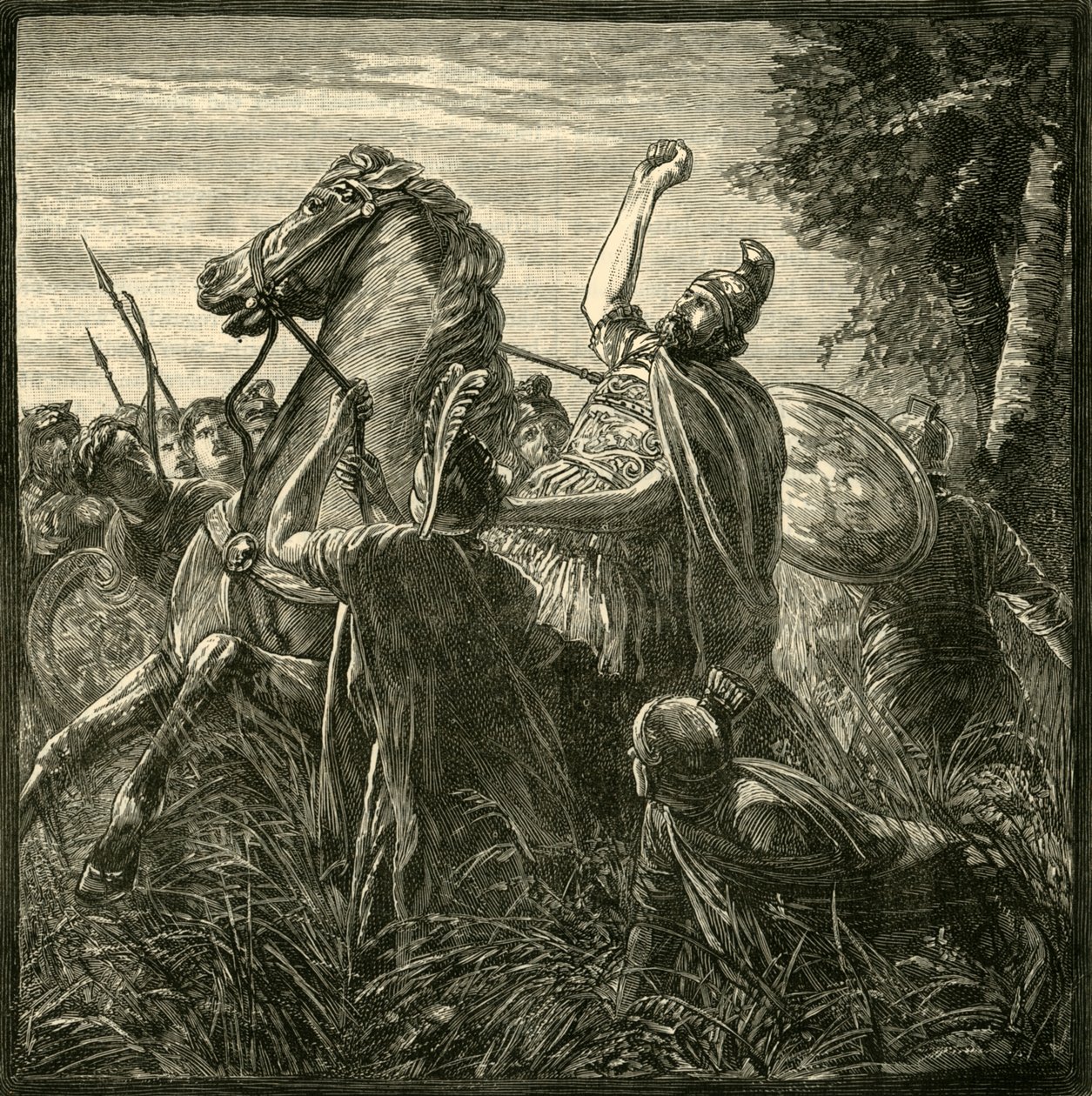 Death of Crassus by Unbekannt