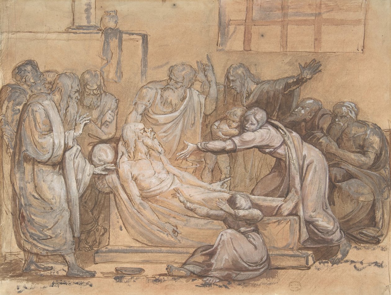 Death of Socrates by Unbekannt