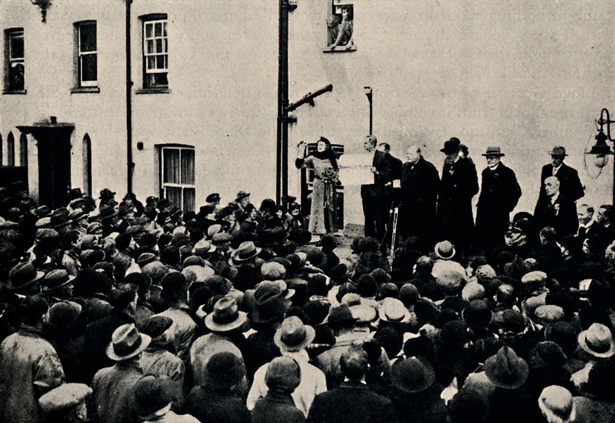 Declaring the Poll at Epping by Unbekannt
