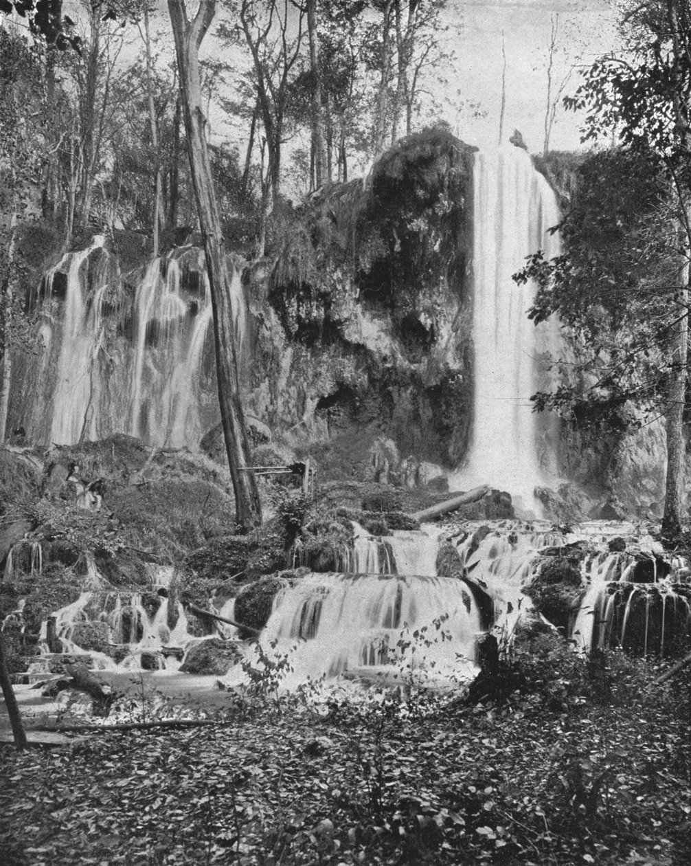 Deer Lick Falls, Mineral Springs, Virginia, USA by Unbekannt