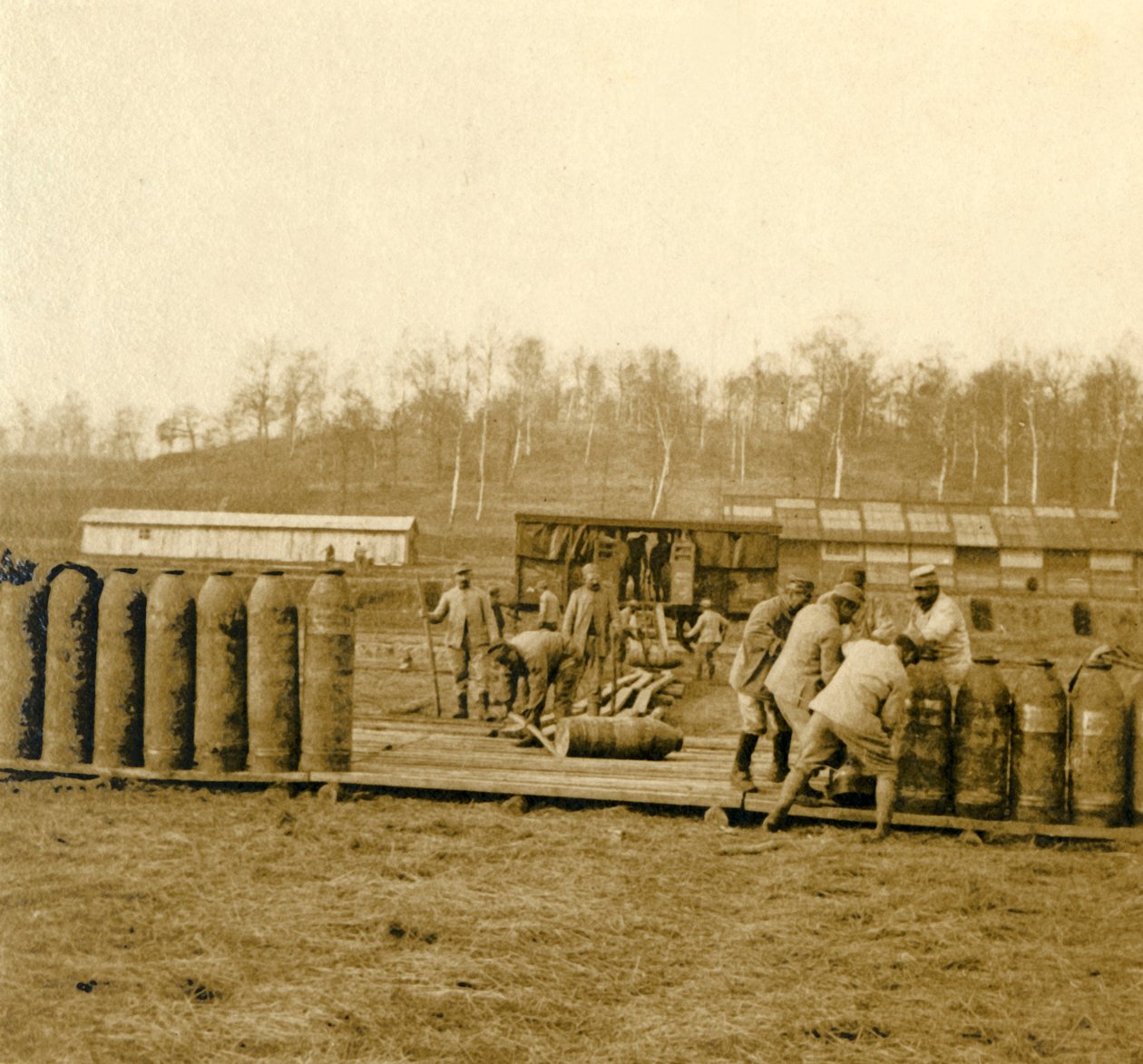 Depot for large shells, c1914-c1918 by Unbekannt