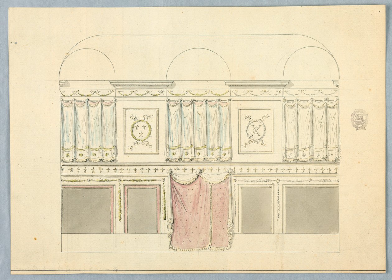 Design for an Interior by Unbekannt