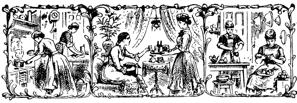 Domestic Servants by Unbekannt