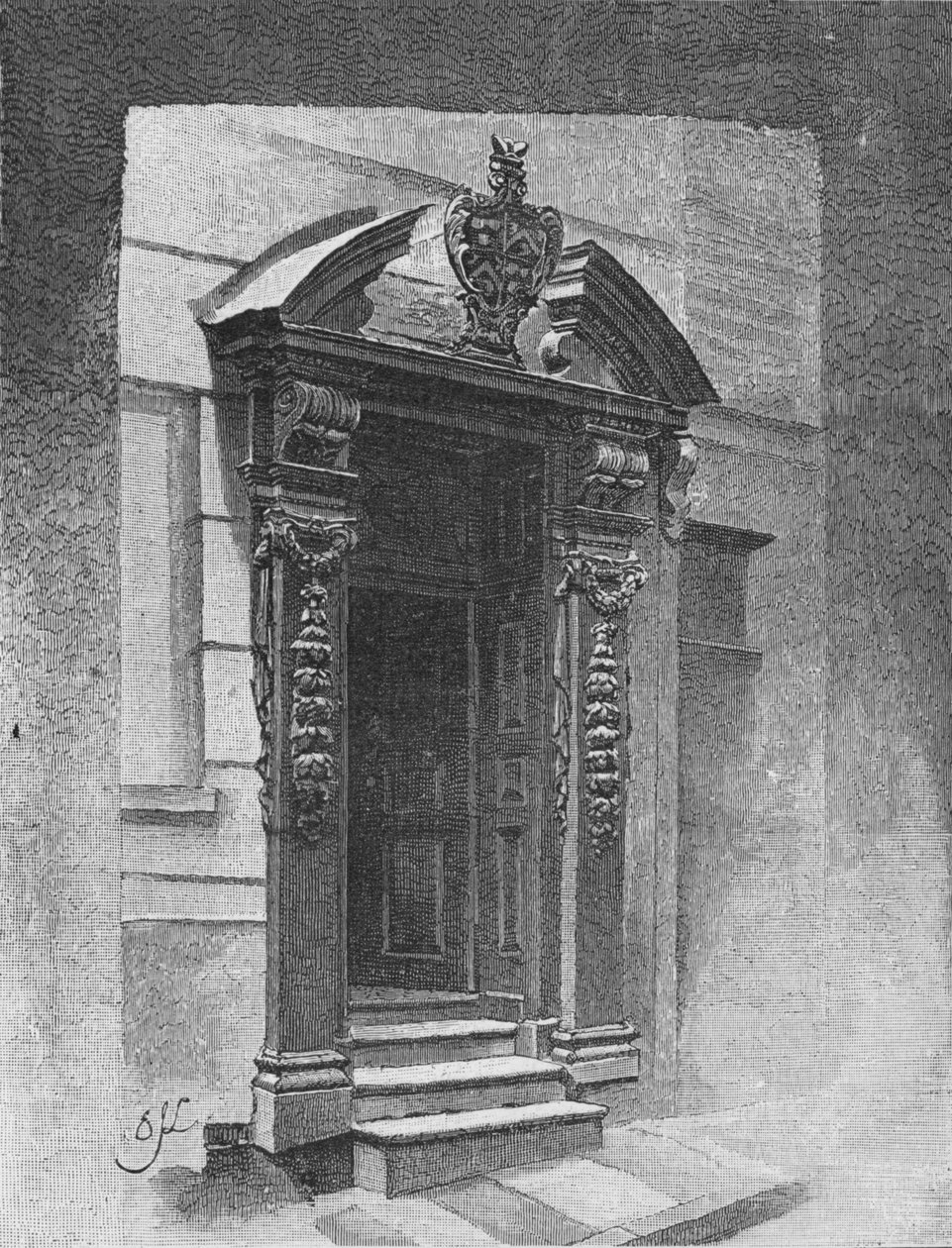 Doorway, Painter Stainers Hall by Unbekannt