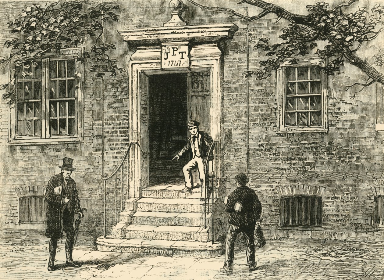 Doorway in Staples Inn by Unbekannt