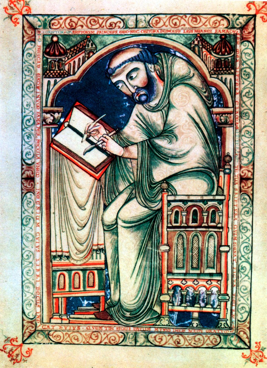 Eadwine the Scribe by Unbekannt