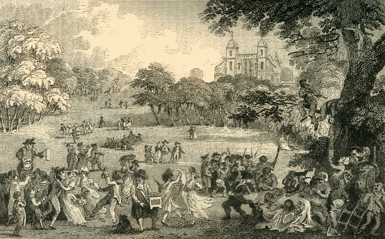 Easter Monday in Greenwich Park by Unbekannt