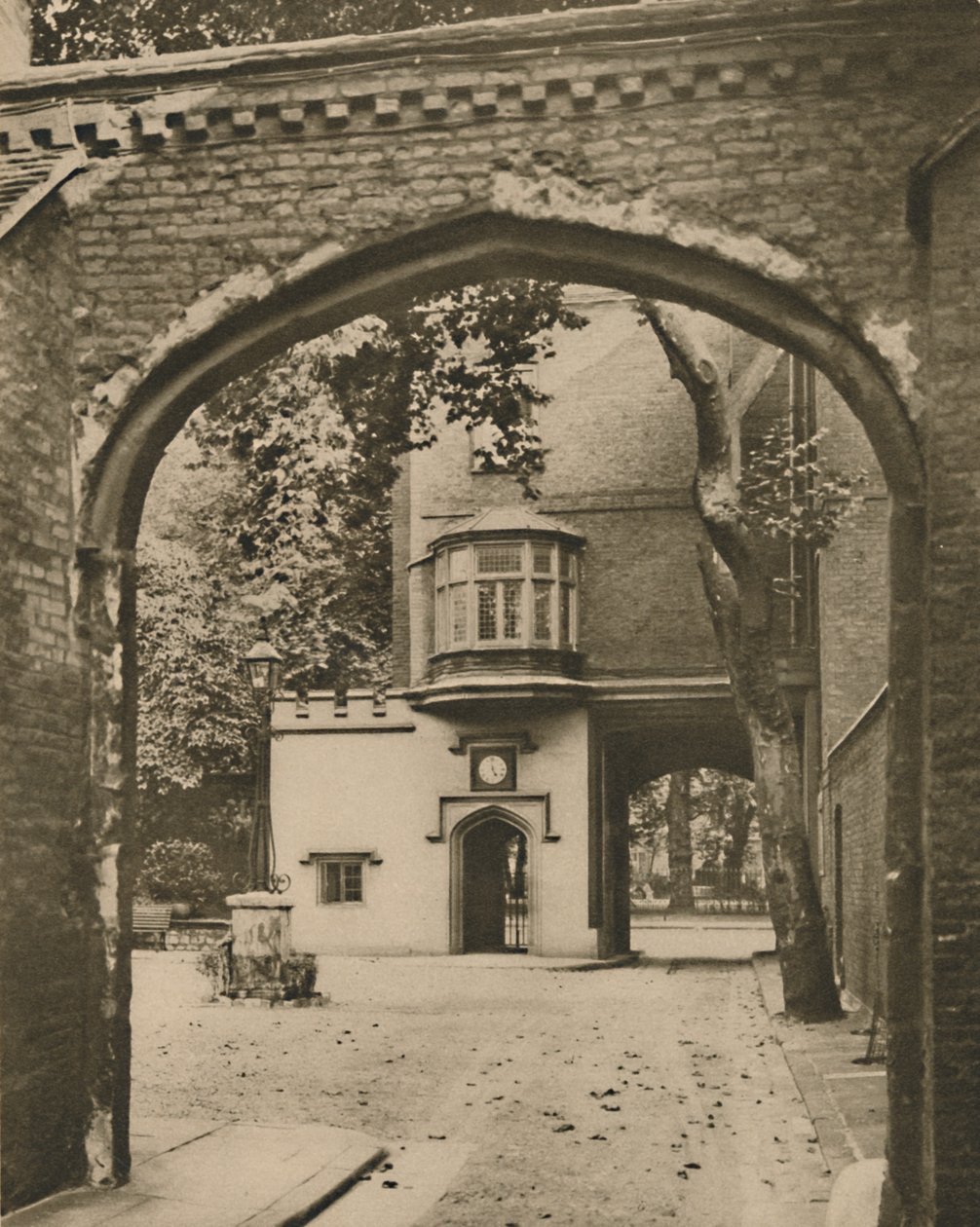 Entrance Courtyard and Gateway of the Charterhouse, c1935 by Unbekannt