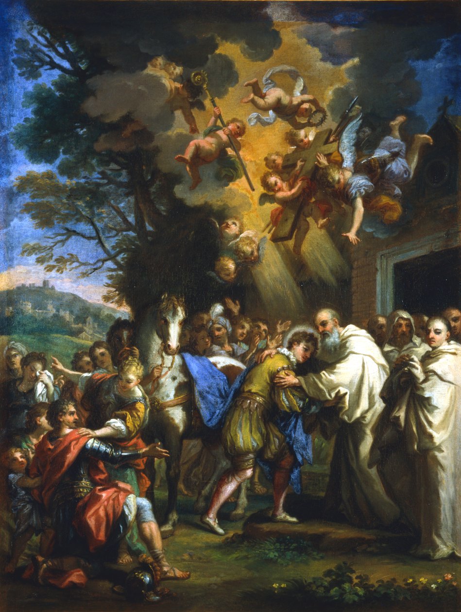 Entry of St Bernard into the City by Unbekannt