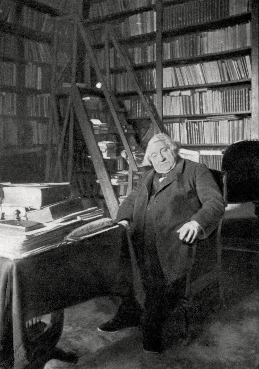 Ernest Renan, French philosopher and writer, 1890 by Unbekannt