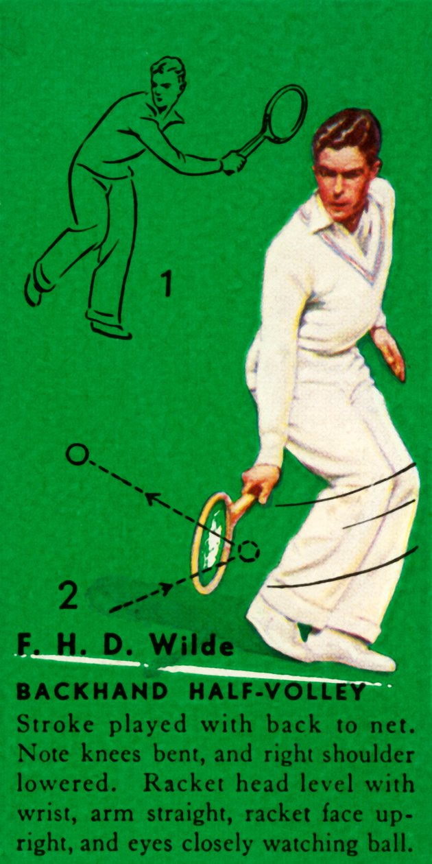 F. H. D. Wilde - Backhand Half-Volley, c. 1935 by Unbekannt