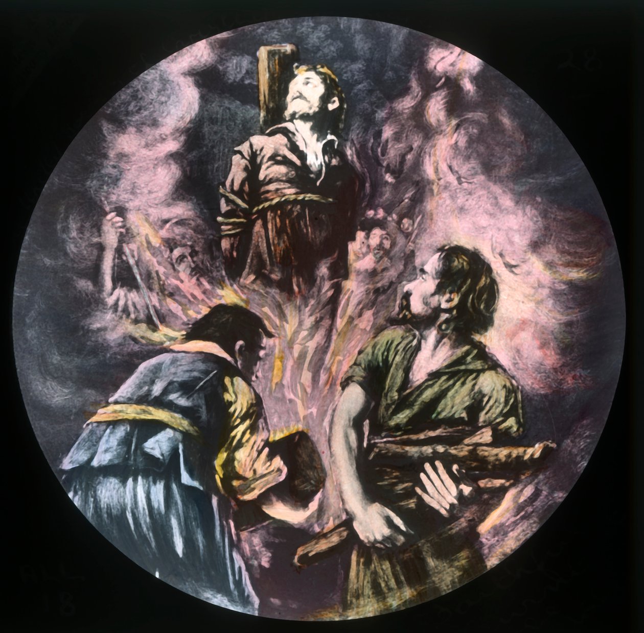 Faithful burnt at the stake by Unbekannt