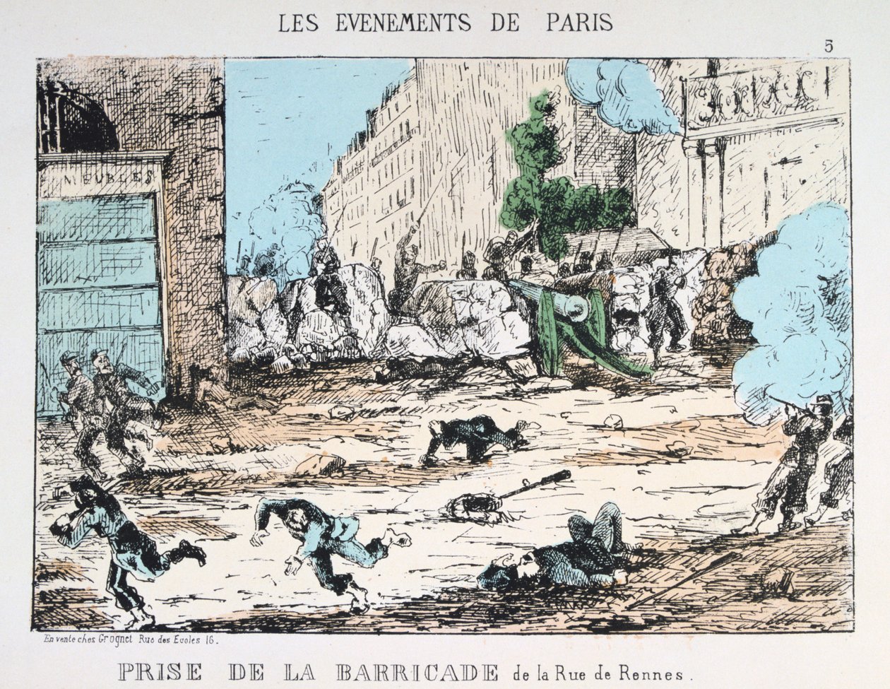Fall of the Paris Commune by Unbekannt