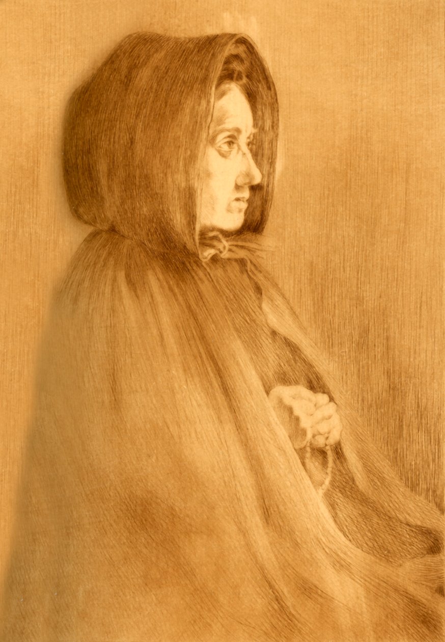 Woman in Prayer by Unbekannt