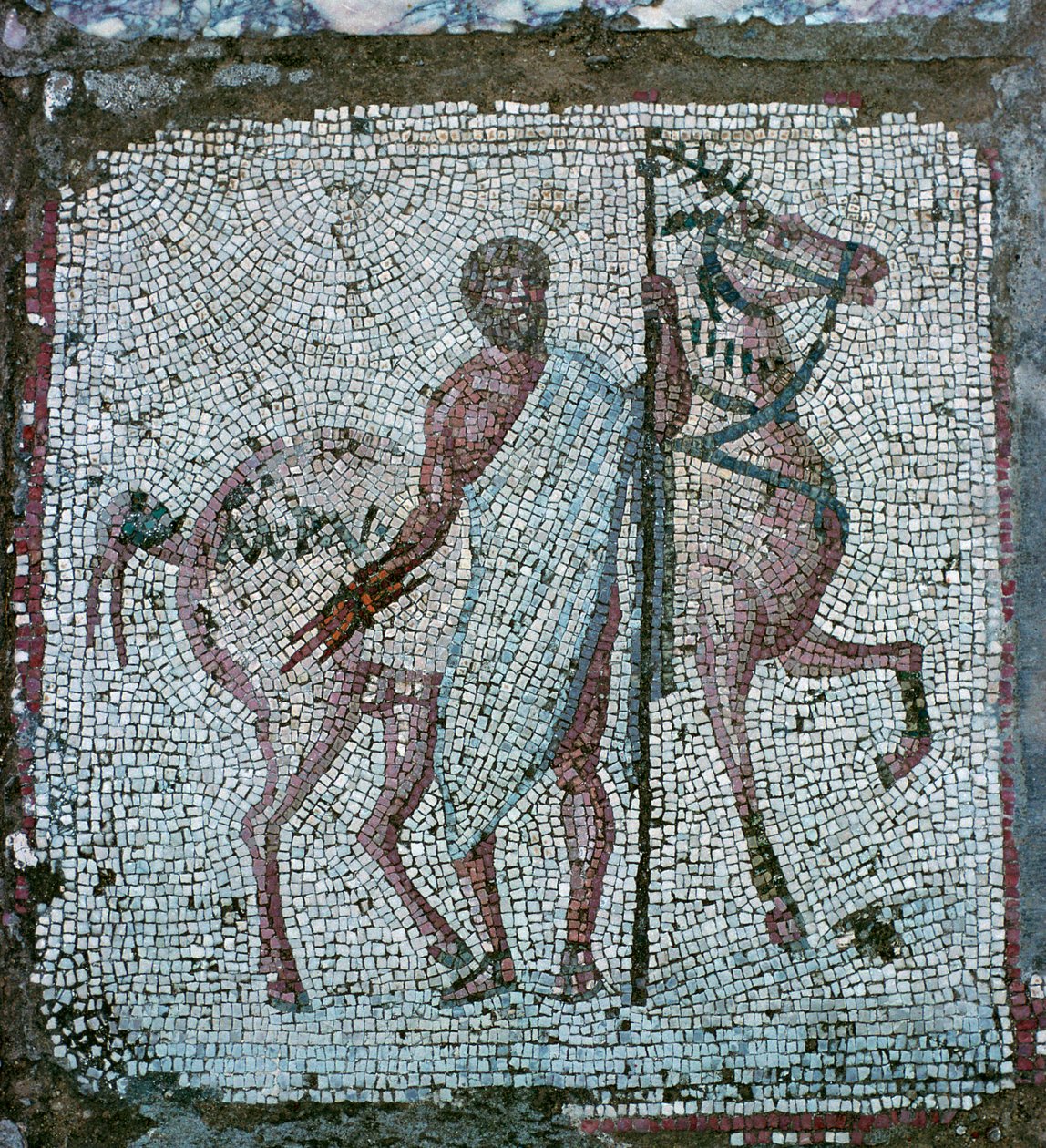 Floor Mosaic from a Roman Villa by Unbekannt