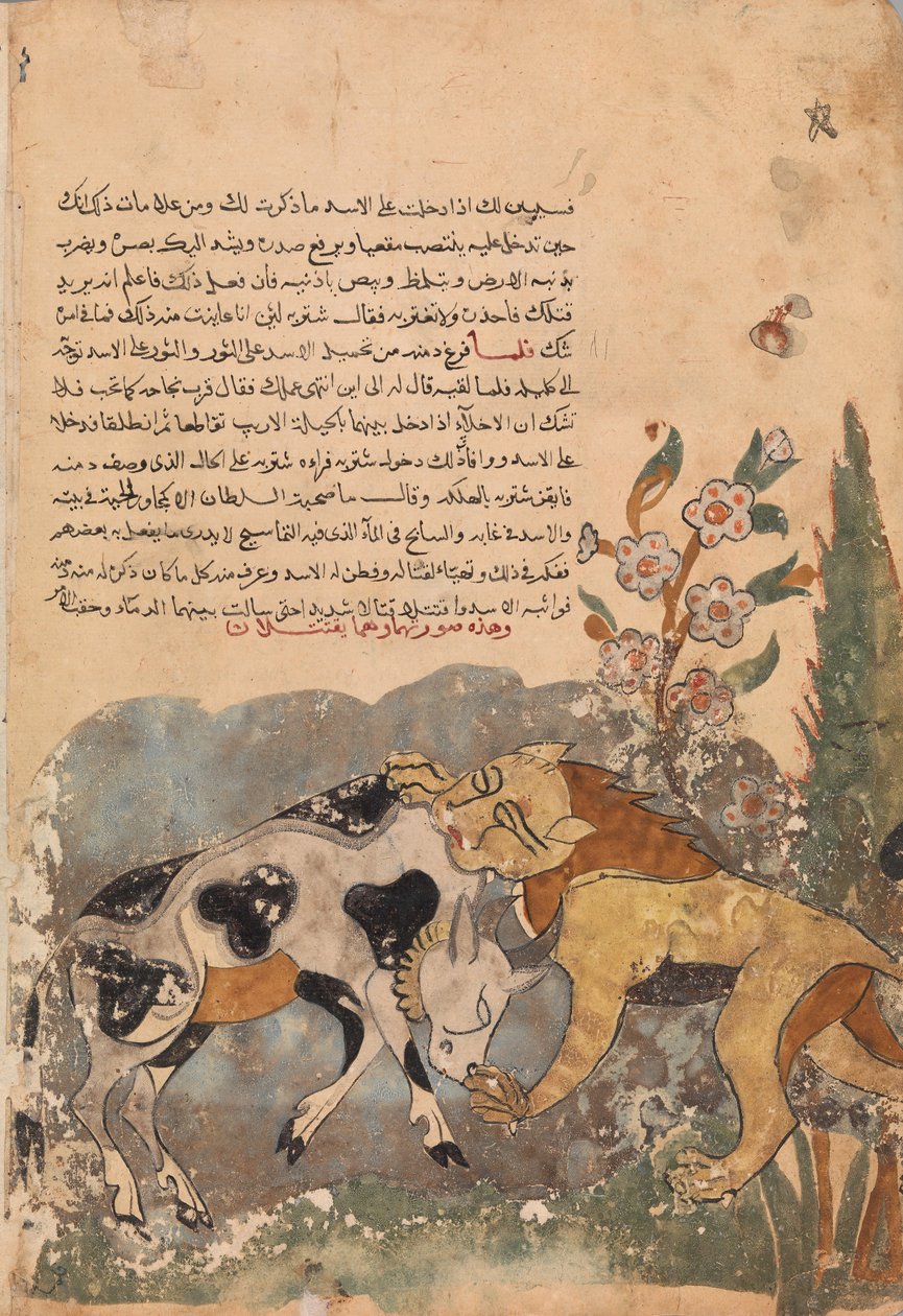 Folio from a Kalila wa Dimna, 18th Century by Unbekannt
