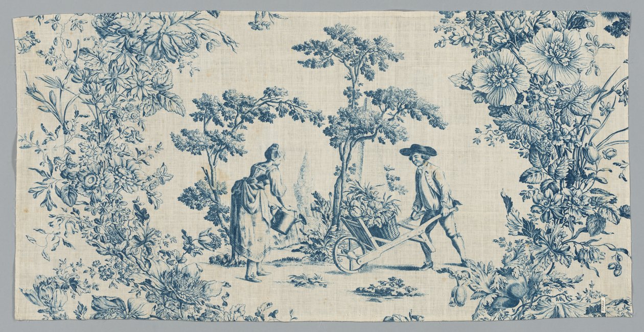 Fragment of Printed Cotton by Unbekannt
